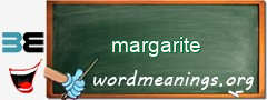 WordMeaning blackboard for margarite